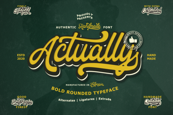 Actually: A Handwritten Font for Web Design