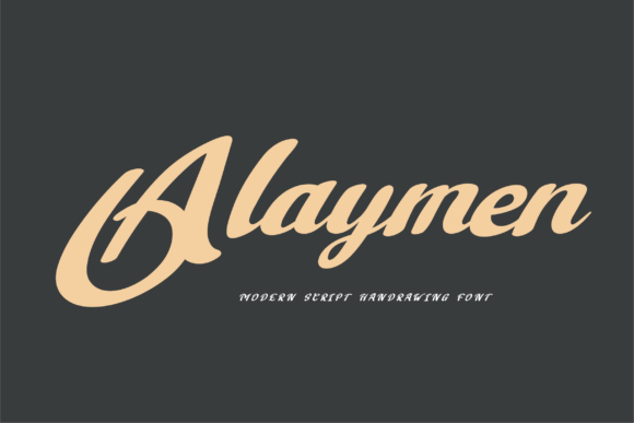 Alaymen: A Handwritten Font for Creative Makers