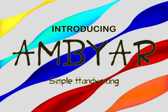 Ambyar: A Quirky Display Font
