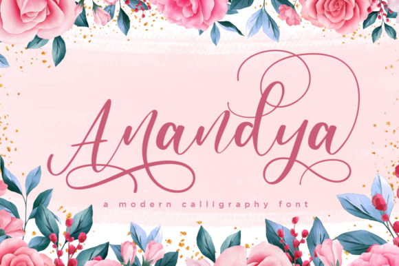 Anandya: A Flowing Handwritten Font