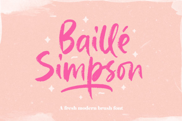 Baille Simpson: A Script Font for Elegant Design