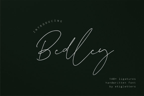 Bedley: A Handwritten Font for Creative Campaigns