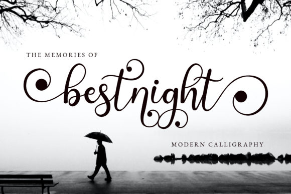 Bestnight: Elegant Handwritten Font