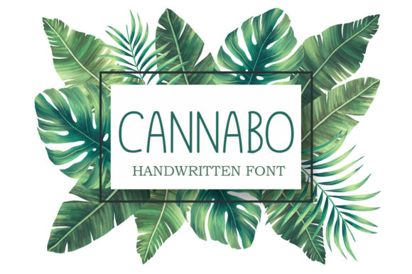 Cannabo: A Sweet Handwritten Font