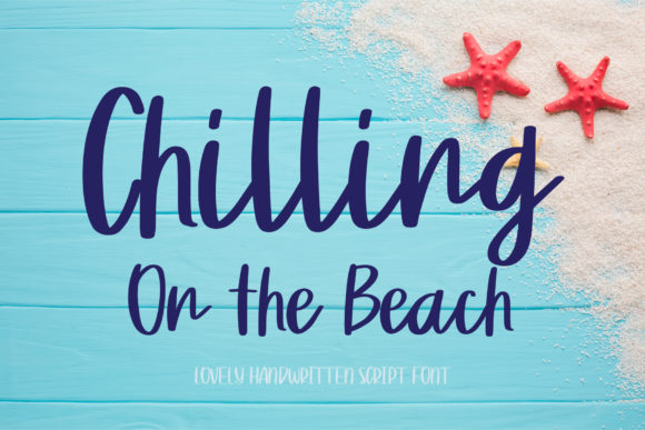 Chilling on the Beach Font for Business