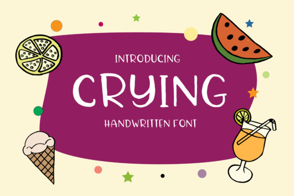 Crying: A Script Font for Emotional Design