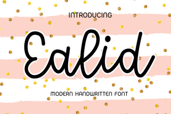 Ealid: A Handwritten Font for Business Branding