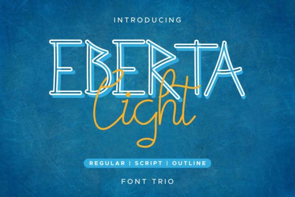 Eberta Light: A Stylish Font for Editorial Design