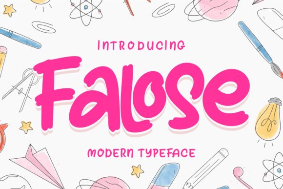 Falose: A Handwritten Font for Creative Projects