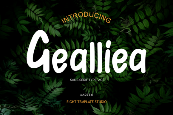 Gealliea: A Sweet Handwritten Font