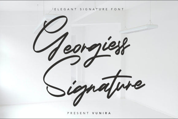 Georgiess Signature: A Premium Script Font