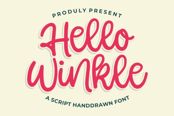 Hello Winkle: A Sweet Font for Business Branding