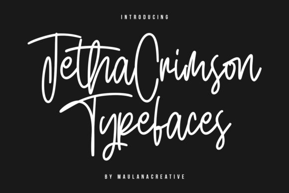 Jetha Crimson: A Font That Elevates Your Brand