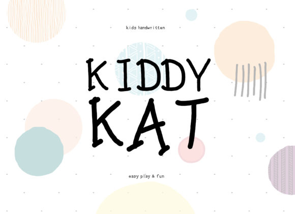 Kiddy Kat Font: Handwritten Elegance for Editorial Design