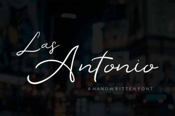 Las Antonio: A Flowing Font for Creative Campaigns