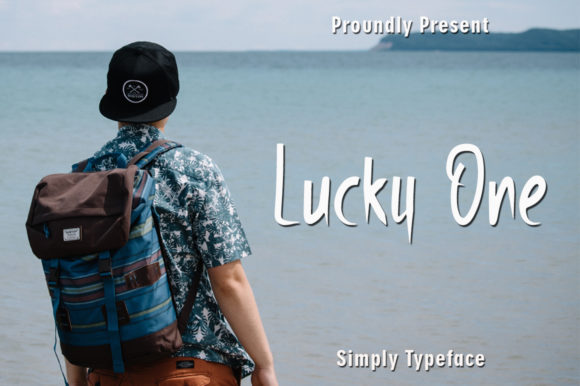 Lucky One: A Sweet Handwritten Font