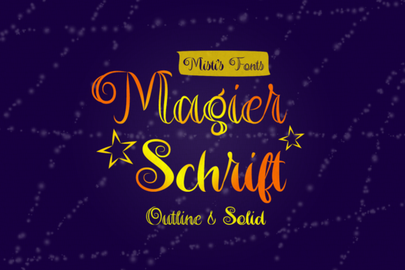 Magier Schrift: A Stylish Script Font