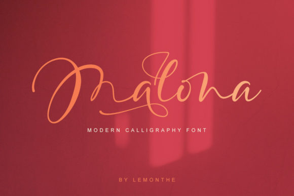 Malona: A Timeless Script Font