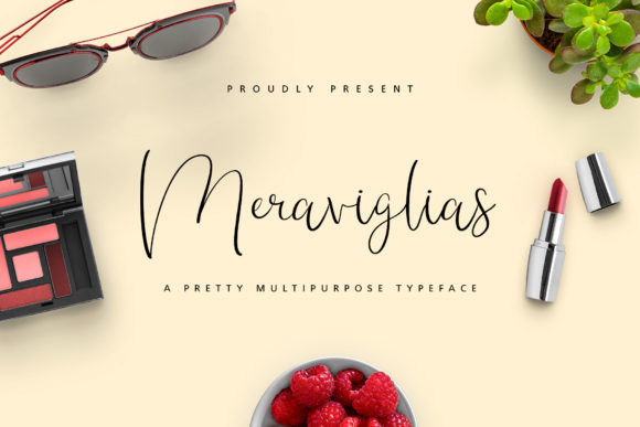 Meraviglias: A Delicate Typeface