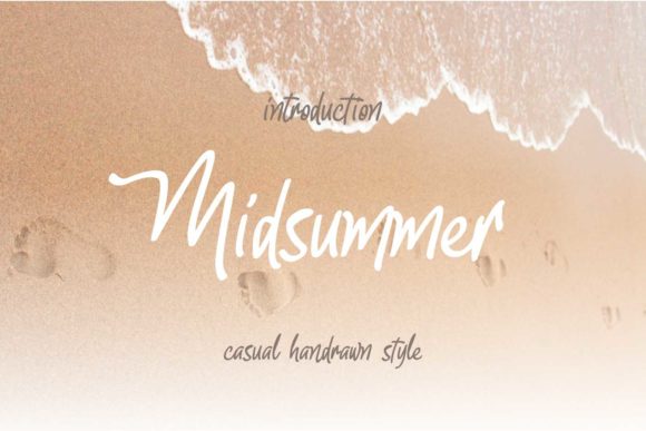 Midsummer: A Handwritten Font for Web Design