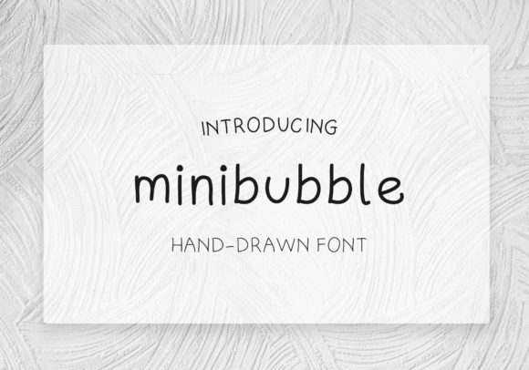 Minibubble: A Delicate Font for Polished Branding