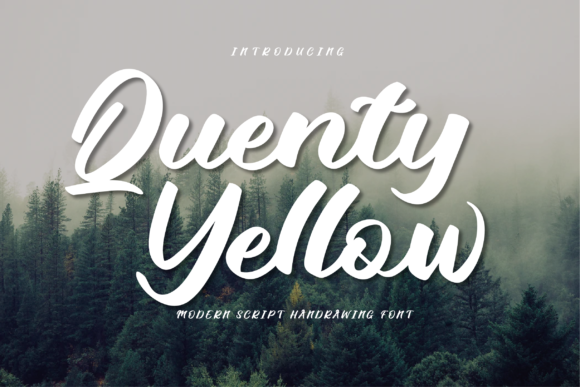 Quenty Yellow Font for Business