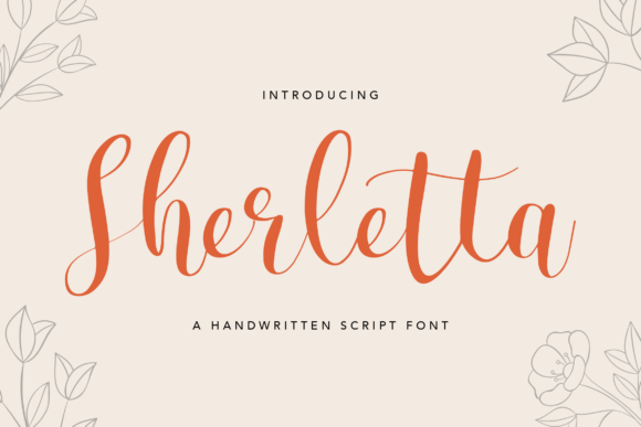 Sherletta: A Delicate Script for Creative Projects