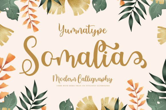 Somalia Font: Elegant Script for Editorial Design