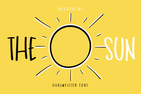 The Sun: A Handwritten Typeface