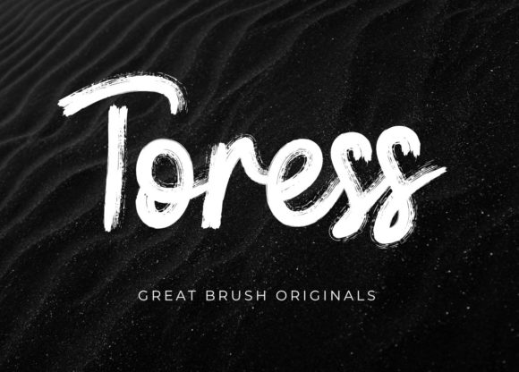 Toress: A Flowing Handwritten Font