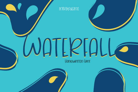 Waterfall Font: Handwritten Elegance for Crafters