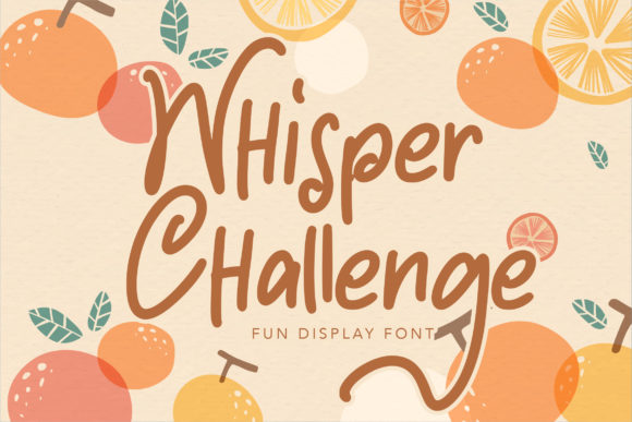 Whisper Challenge Font for Elegant Design